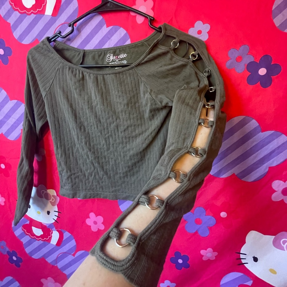 XS/S long sleeve cropped top